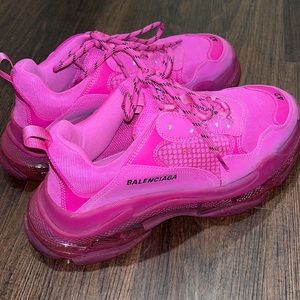 Balenciaga Triple S Sneakers Fuchsia